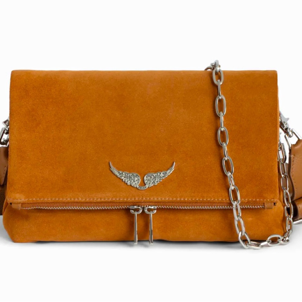 NWT Zadig & Voltaire Rocky Suede Crossbody Bag